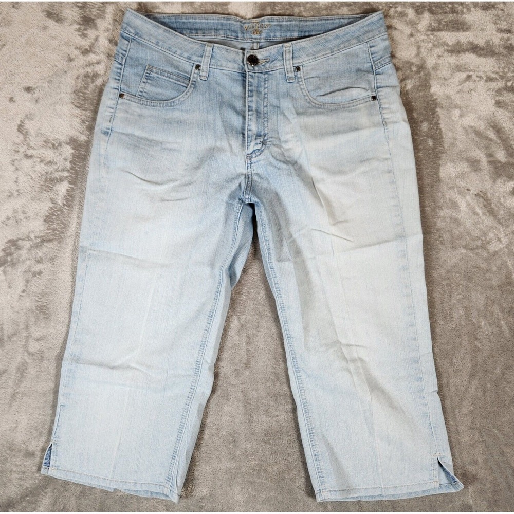 Lee Capri Women's 35X19‎ Jeans Riders Skimmer Blue Pre-Owned